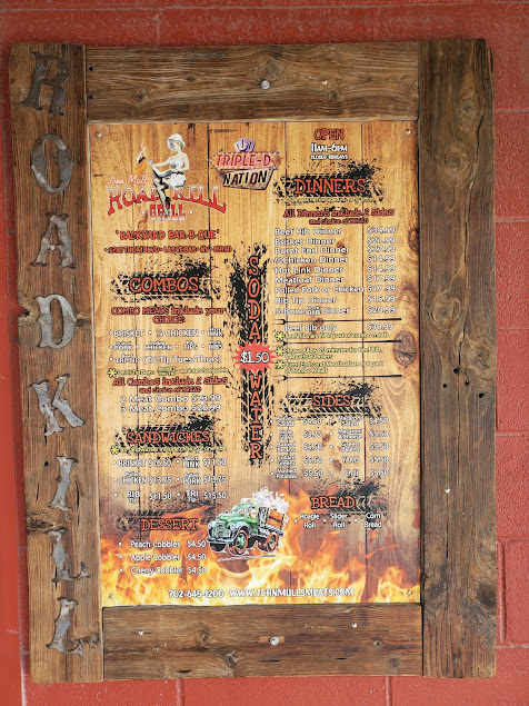 John Mull's Meats & Road Kill Grill Restaurant Menu | Famous BBQ ...